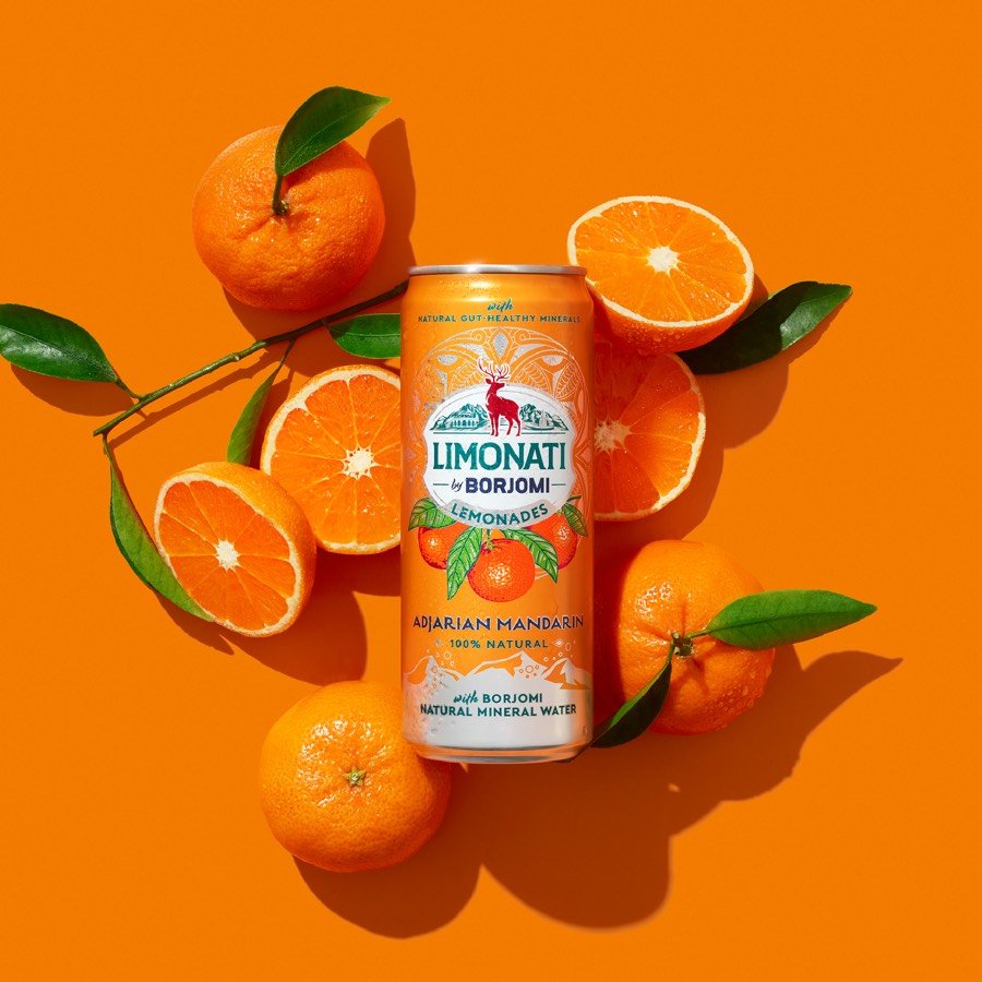 Limonati by BORJOMI, Adjarian mandarin soft drink — a beverage brand distributed through KEEN